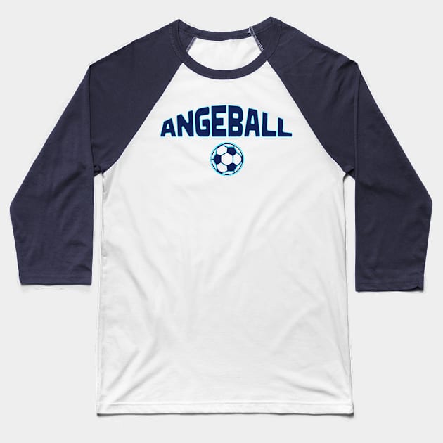 Tottenham Hotspur Angeball Baseball T-Shirt by Boo Face Designs